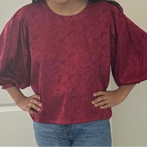 100% handmade pure silk blouse!